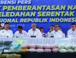 Berantas Narkoba BNN Sita 1,2 Ton Barang Bukti Narkotika