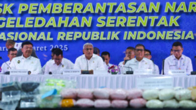 Berantas Narkoba BNN Sita 1,2 Ton Barang Bukti Narkotika