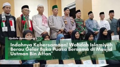 Wahdah Islamiyah Berau Gelar Buka Puasa Bersama di Masjid Ustman Bin Affan