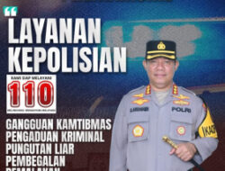 Berani Lapor, Preman Minggir! Polresta Palu siap bertindak 24 Jam