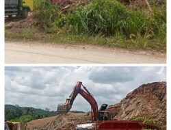Dua Pemain Galian C Tanpa Ijin, Keruk Bukit Area KM.2 Sambaliung 