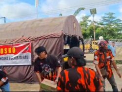 Pemuda Pancasila Berau Salurkan  Sembako Terhadap Korban Bencana Banjir