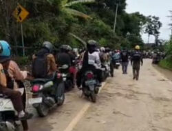 Longsor Terjadi di Jalan Ahmad Yani Poros Berau Bulungan Mengakibatkan Kemacetan Panjang 