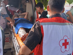Dua Relawan Terkena Percikan Api, Pemilik Bengkel  Mengalami Luka Bakar Akibat Kebakaran di Sambaliung 