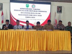 Budiharto,Spd Terpilih Nahkodai Cabang PGRI Kecamatan Batu Putih Priode 2025 – 2030