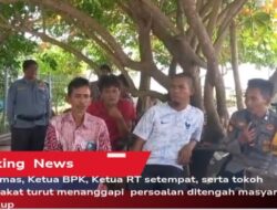 Warga Balikukup Bertanya Siapa Biang Dibalik Kabar Miring Kisruh PLTS