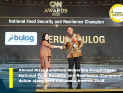 BULOG Raih Penghargaan “National Food Security and Resilience Champion” di CNN Indonesia Awards 2025