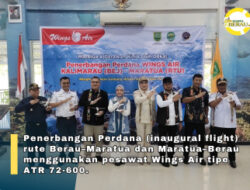Dari Bumi Tiwakkal ke Samudra Maratua Secara Resmi Terhubung, Sayap Wings Air Buka Peradaban Udara Baru