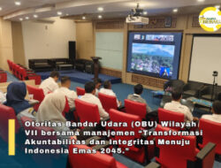 OBU Wilayah VII Raih Predikat WBBM, Perkuat Integritas dan Akuntabilitas Layanan Transportasi Udara
