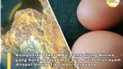 Waduh!!, Wali Murid Kecewa Dalam Kurma Menu MBG  Ramadhan di Sambaliung Ada Telur Rayap Kecil