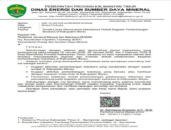 Desakan Mahasiswa Terhadap Persoalan Tambang di Berau, Pemprov Kaltim Surati Kementerian ESDM