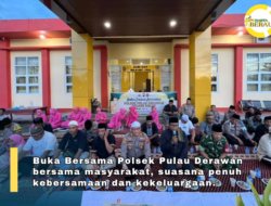 Polsek Pulau Derawan Gelar Buka Puasa Bersama Forkopimcam dan Masyarakat