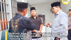 Ramadhan Penuh Kepedulian, Golkar Berau Berbagi Takjil dan Tinjau Layanan Dapur WBP Rutan Tanjung Redeb