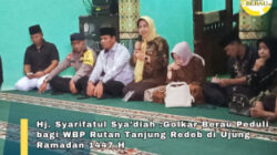 Hj. Syarifatul Sya’diah : Golkar Berau Bersama Peduli Pada WBP Rutan Tanjung Redeb