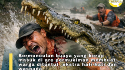 Sungai Berau Darurat Buaya, Menjadi Puncak Predator Muara 