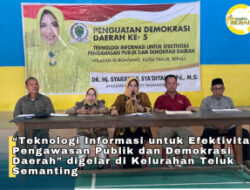 Penguatan Demokrasi Daerah ke-5, Hj. Syarifatul Sya’diyah : Peran Teknologi Informasi dalam Efektivitas Pengawasan Publik