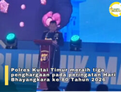 Polres Kutai Timur Raih Tiga Penghargaan pada Peringatan Hari Bhayangkara ke-80