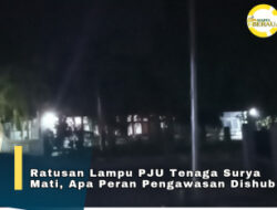 Ratusan Lampu PJU Solar Panel Mati, Apa Peran Dishub Berau