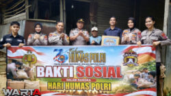 HUT ke-75 Humas Polri, Polres Berau Salurkan Sembako untuk Masyarakat yang Membutuhkan