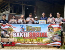 HUT ke-75 Humas Polri, Polres Berau Salurkan Sembako untuk Masyarakat yang Membutuhkan
